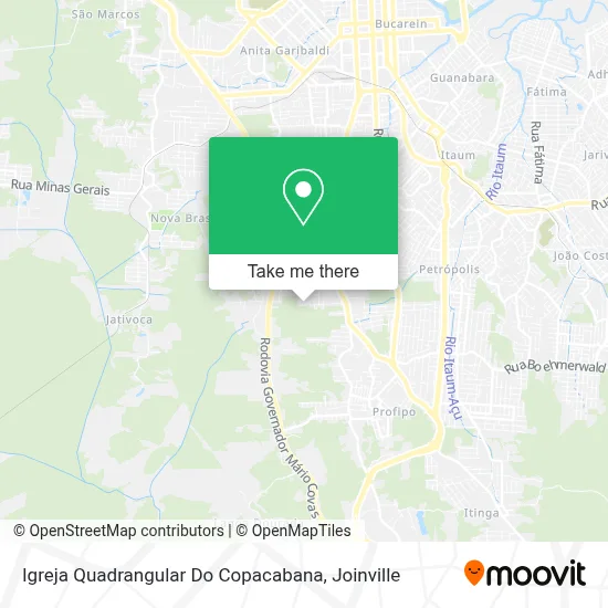 Igreja Quadrangular Do Copacabana map
