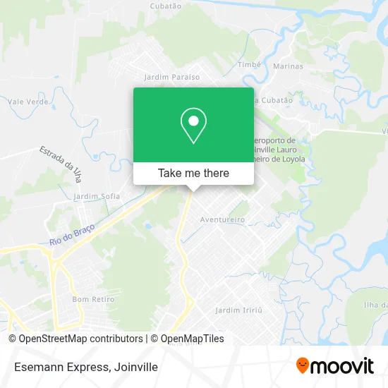 Esemann Express map