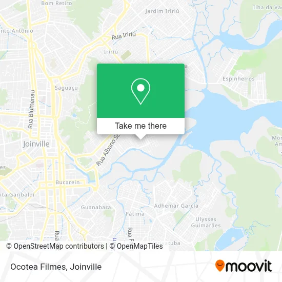 Ocotea Filmes map