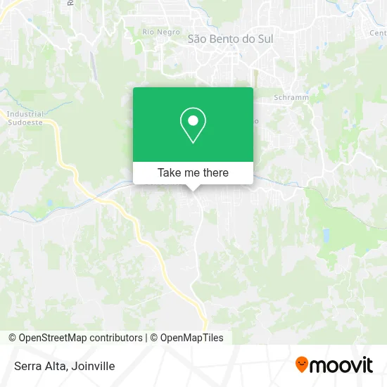 Serra Alta map