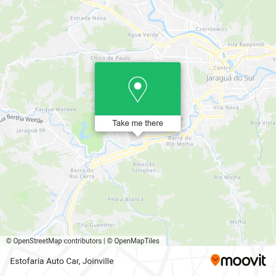 Estofaria Auto Car map