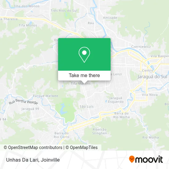 Unhas Da Lari map