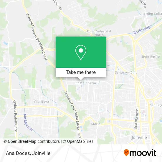 Ana Doces map