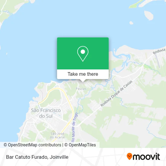 Bar Catuto Furado map