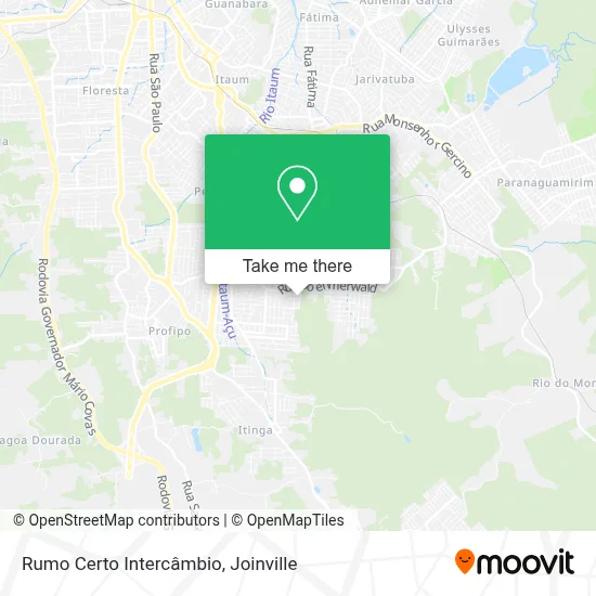 Rumo Certo Intercâmbio map