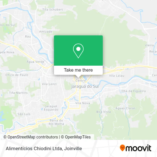 Alimentícios Chiodini Ltda map