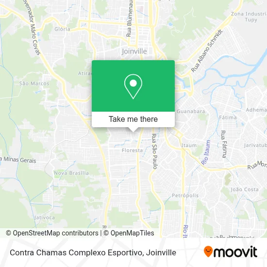 Contra Chamas Complexo Esportivo map