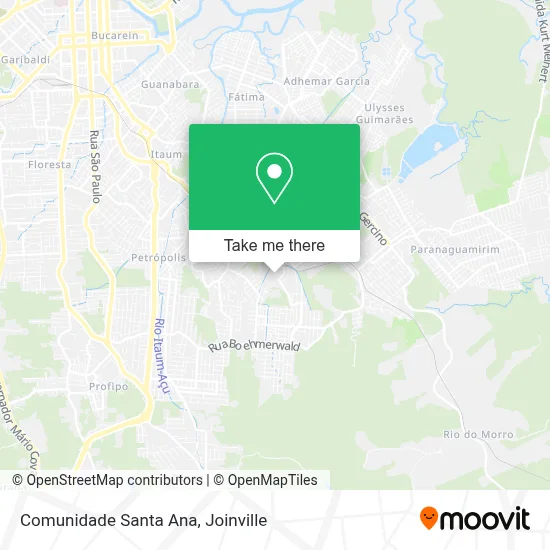 Comunidade Santa Ana map
