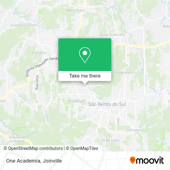 One Academia map