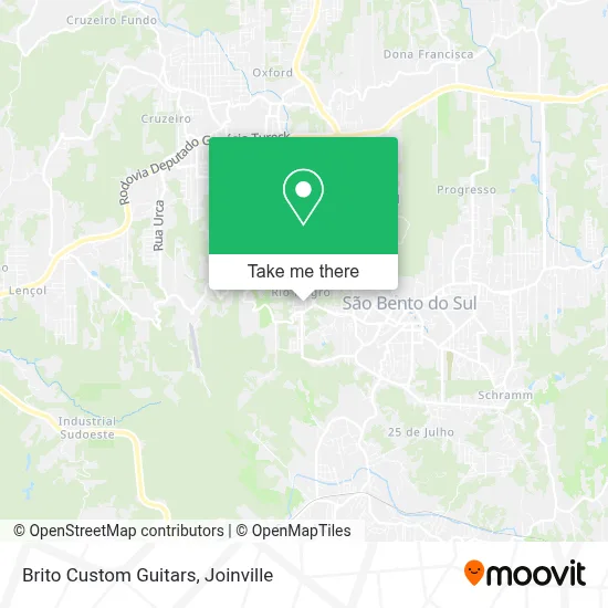 Brito Custom Guitars map