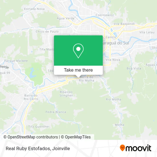 Real Ruby Estofados map