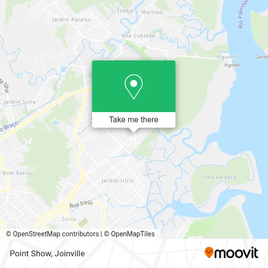 Point Show map