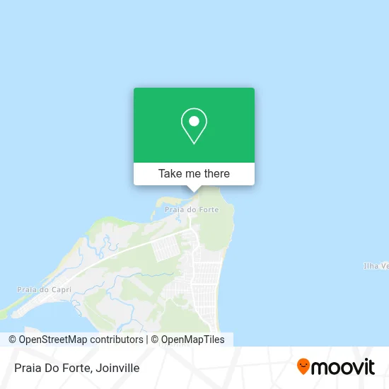 Praia Do Forte map