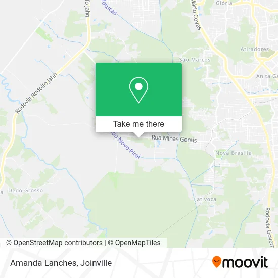 Amanda Lanches map
