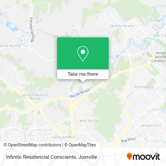 Infinito Residencial Consciente map