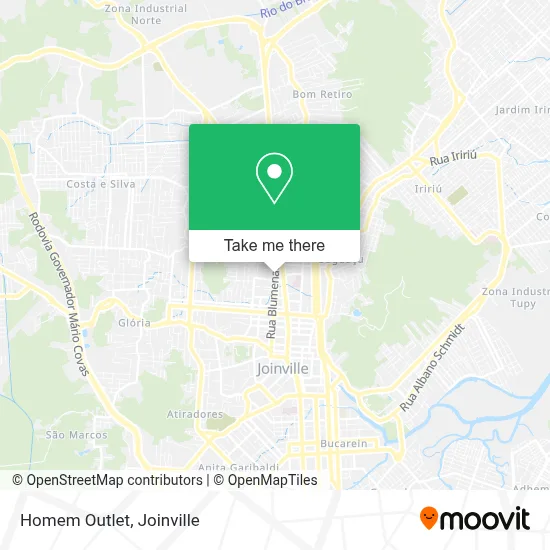 Homem Outlet map