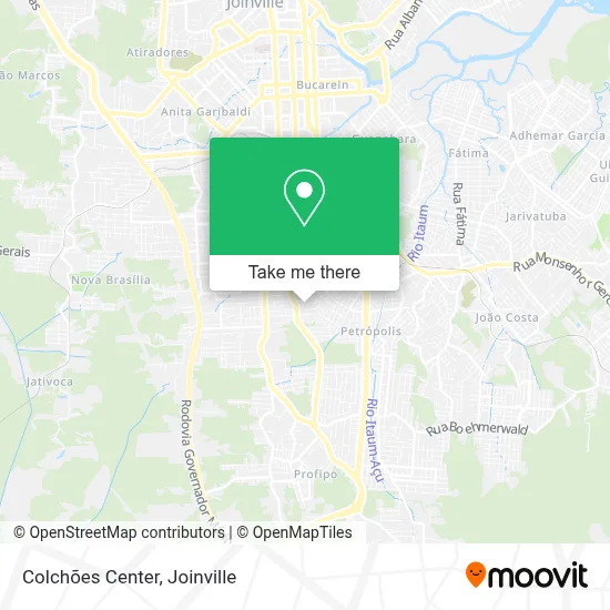 Colchões Center map