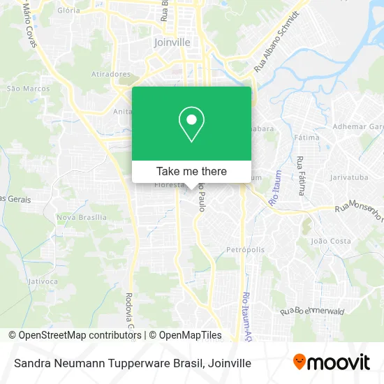 Sandra Neumann Tupperware  Brasil map