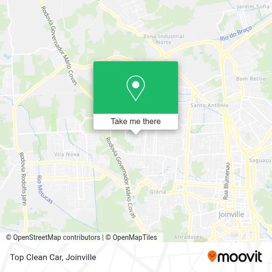 Top Clean Car map