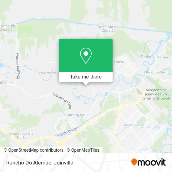 Rancho Do Alemão map