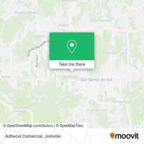 Adhecel Comercial map