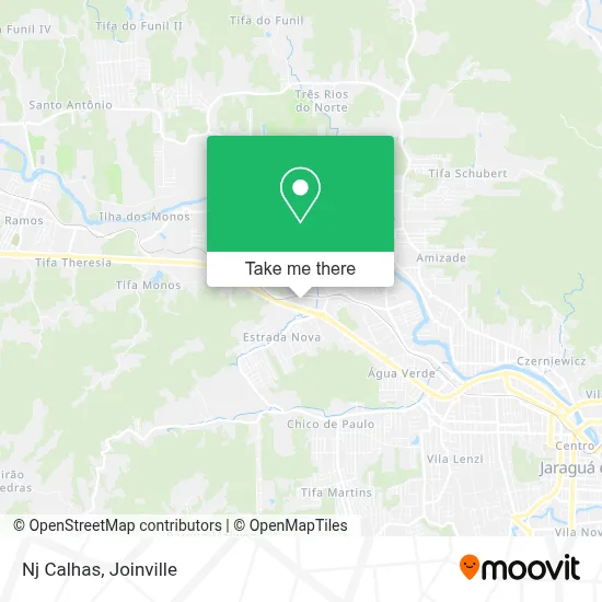 Nj Calhas map