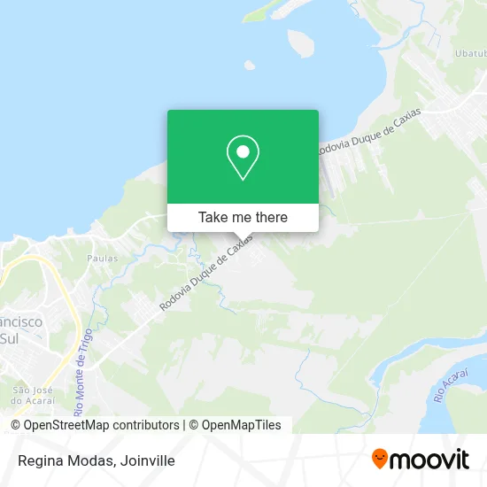 Regina Modas map