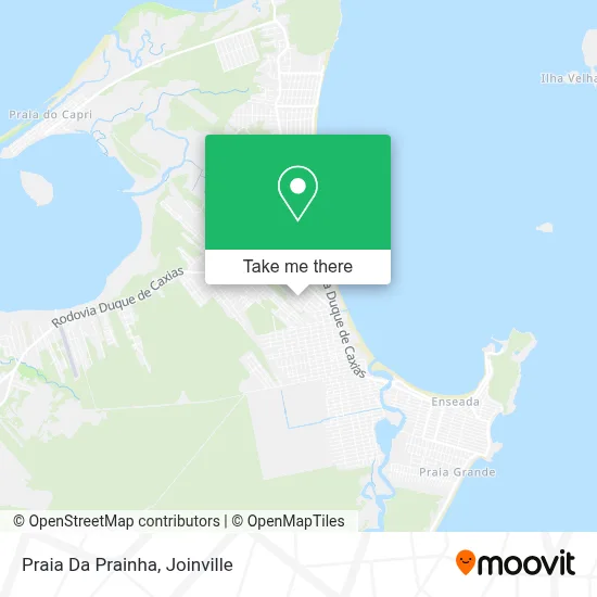 Praia Da Prainha map