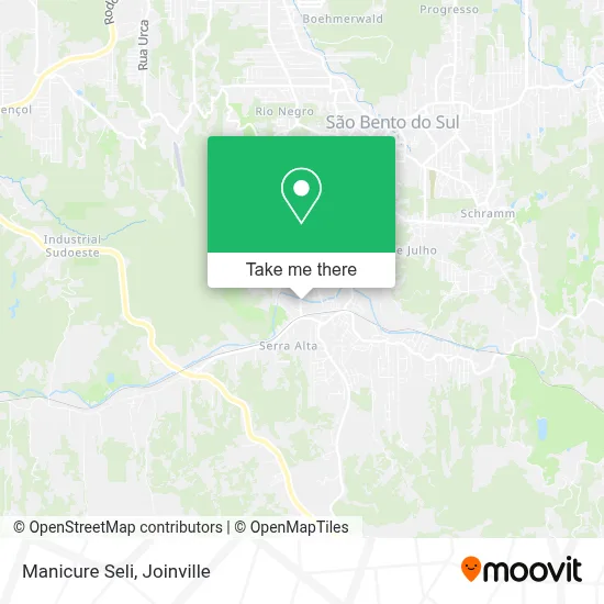 Manicure Seli map
