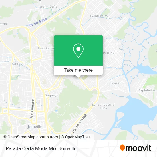 Parada Certa Moda Mix map