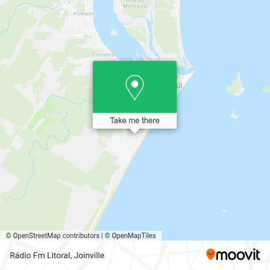 Rádio Fm Litoral map