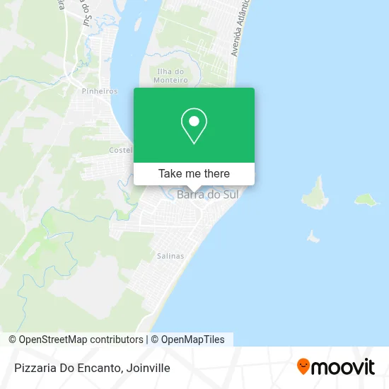 Pizzaria Do Encanto map