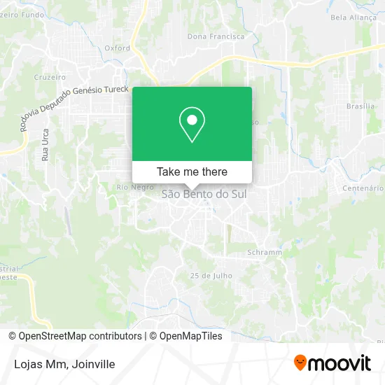 Lojas Mm map