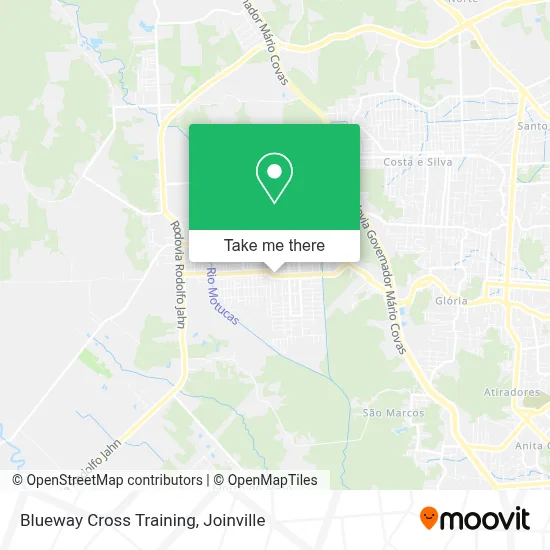 Blueway Cross Training map