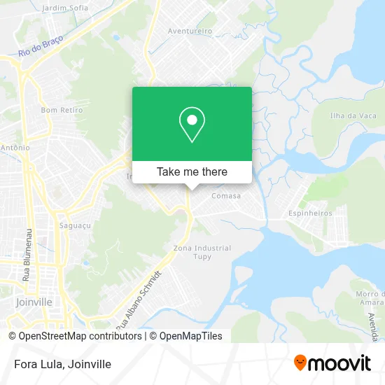 Fora Lula map
