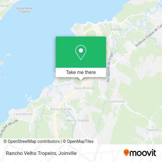 Rancho Velho Tropeiro map