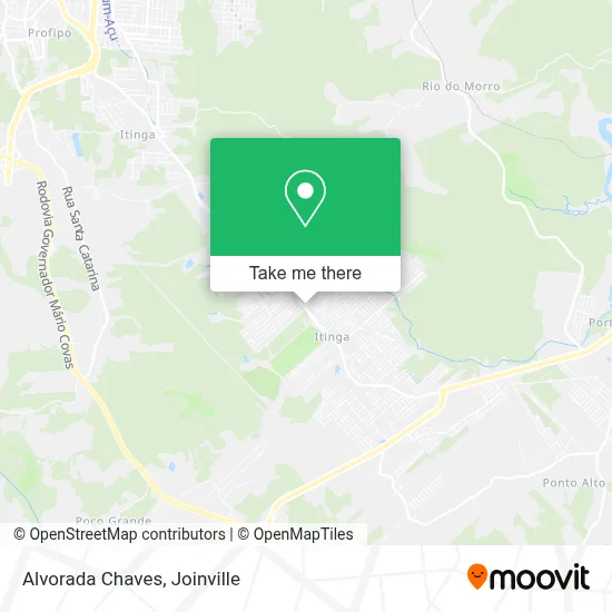 Alvorada Chaves map