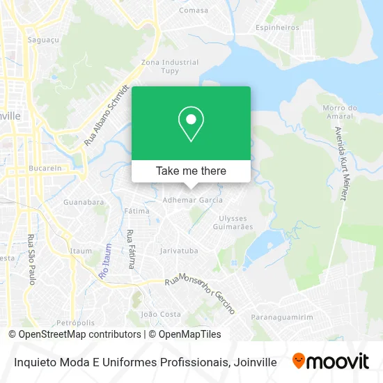 Inquieto Moda E Uniformes Profissionais map