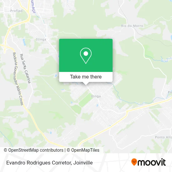 Evandro Rodrigues Corretor map