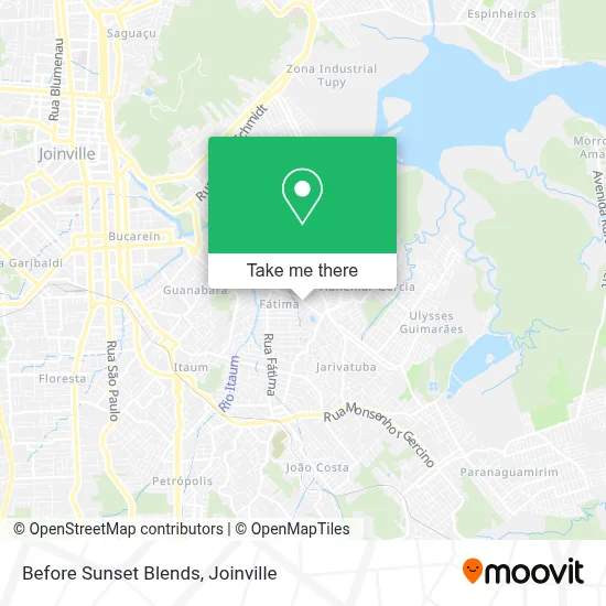 Before Sunset Blends map