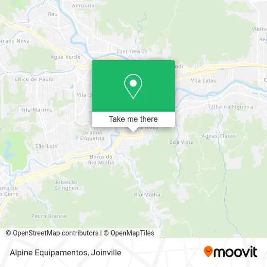 Alpine Equipamentos map