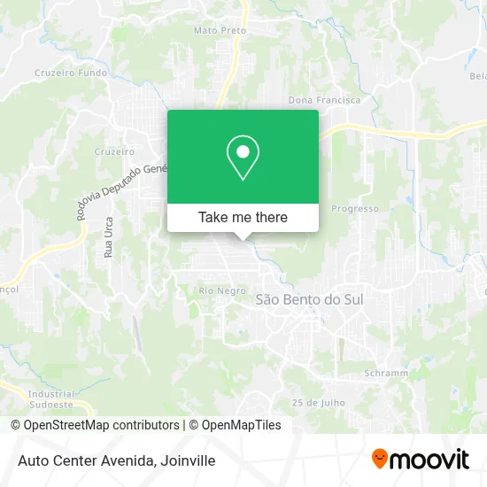 Auto Center Avenida map