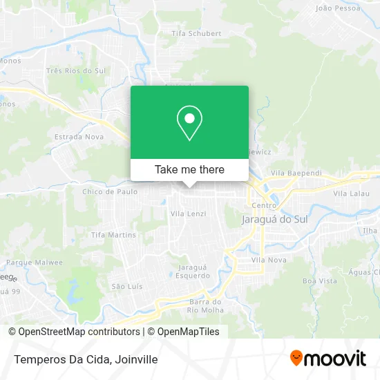Temperos Da Cida map