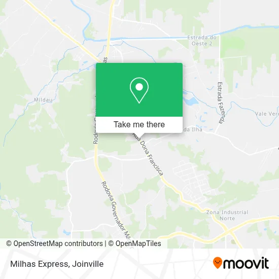 Milhas Express map