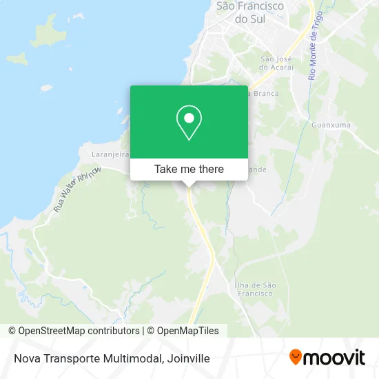 Nova Transporte Multimodal map