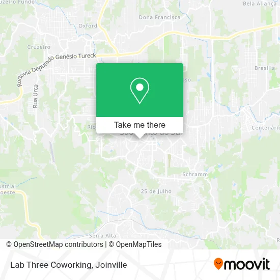 Lab Three Coworking map