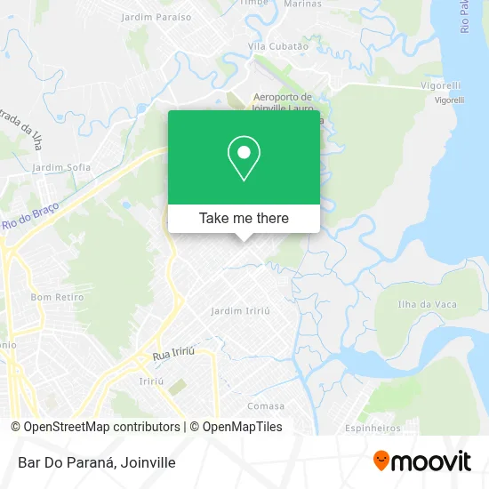 Bar Do Paraná map