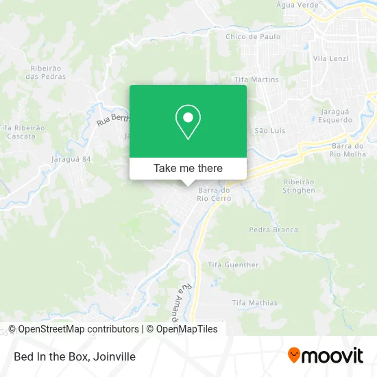 Bed In the Box map