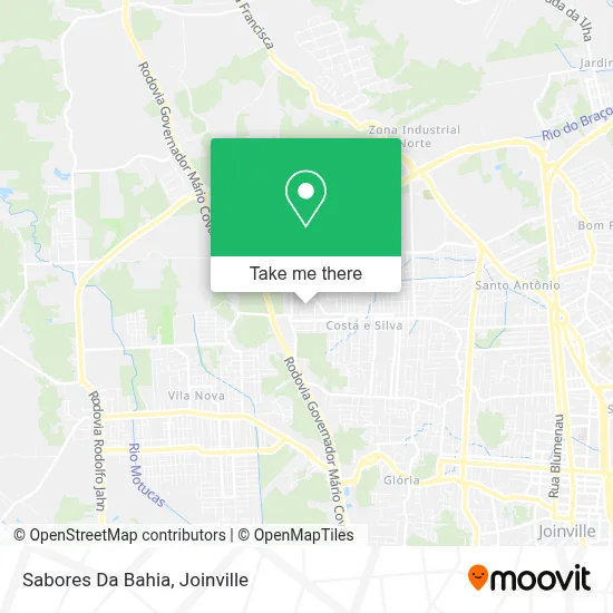 Sabores Da Bahia map
