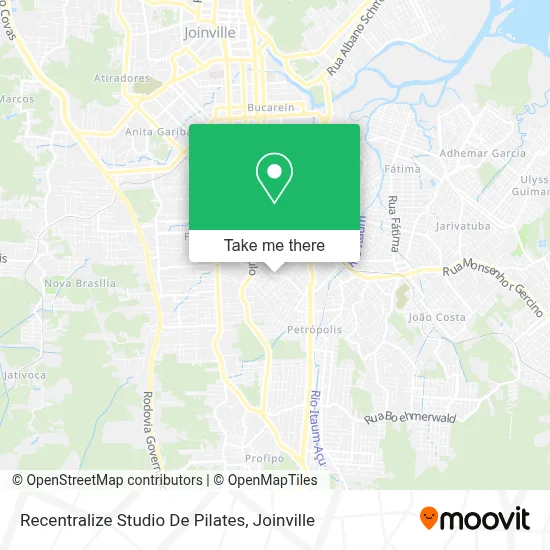 Recentralize Studio De Pilates map